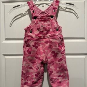 Carhartt Pink Camo Kids Overalls